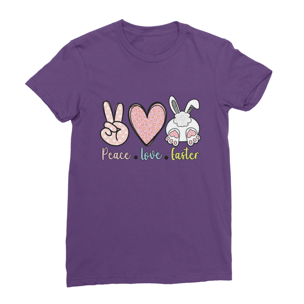 PEACE LOVE EASTER Classic Women's T-Shirt - DirectlyPersonalised