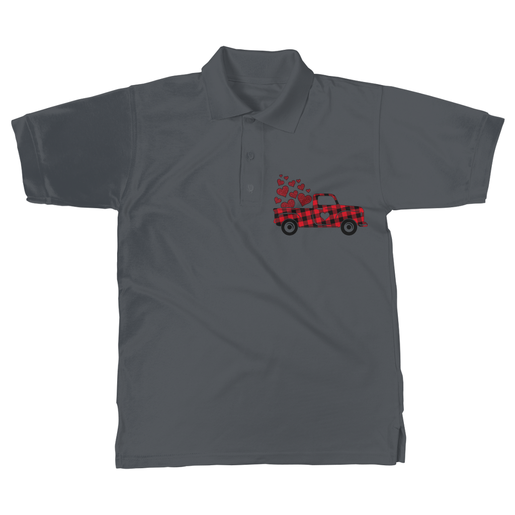 Love Truck Classic Adult Polo Shirt - DirectlyPersonalised