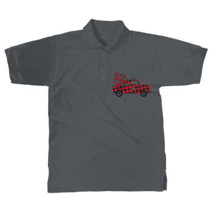 Love Truck Classic Adult Polo Shirt - DirectlyPersonalised