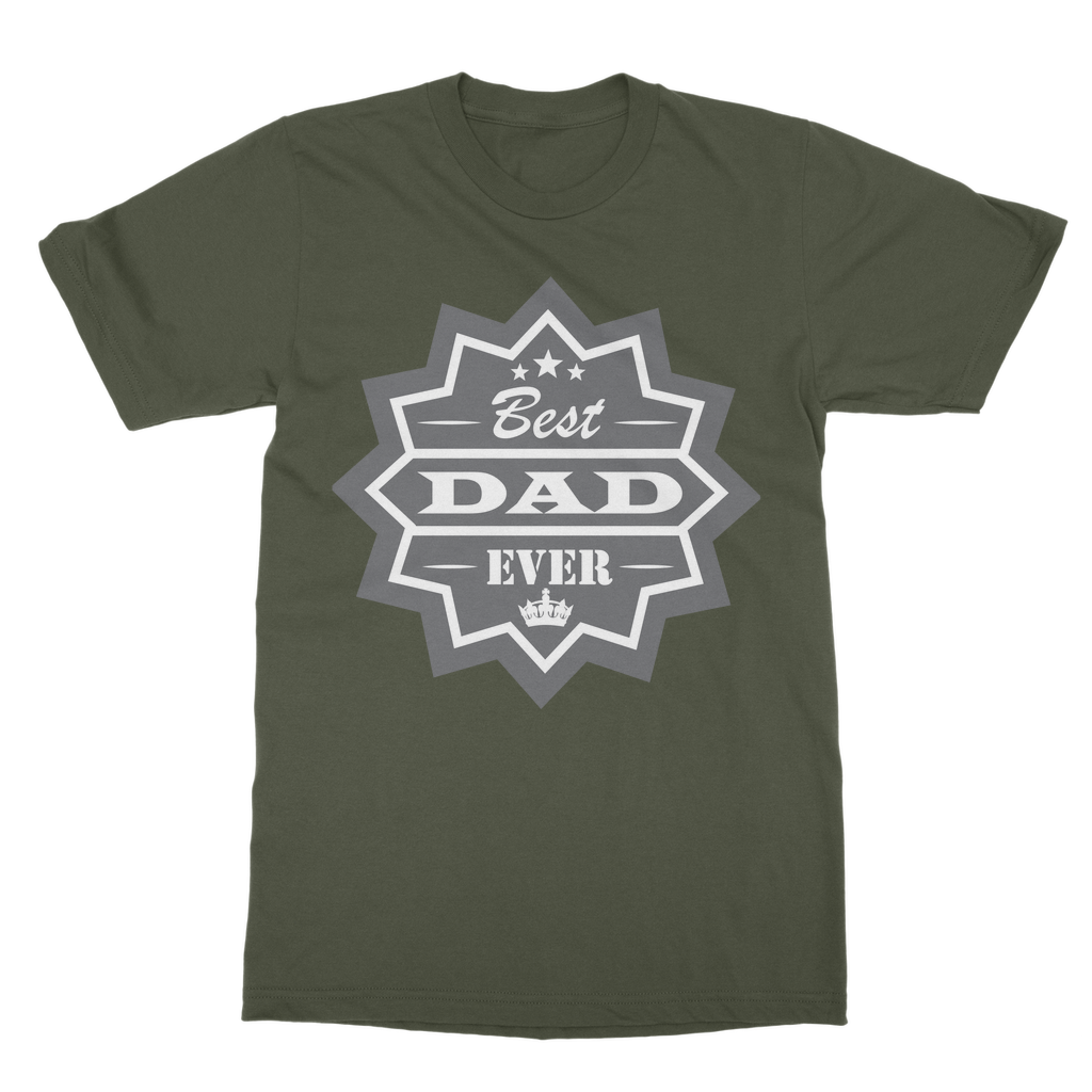Best Dad Ever Classic Adult T-Shirt - DirectlyPersonalised