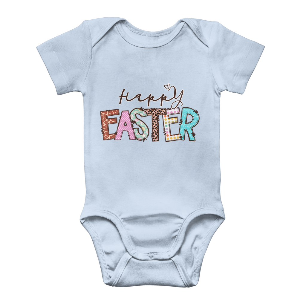 Happy Easter Classic Baby Onesie Bodysuit - DirectlyPersonalised
