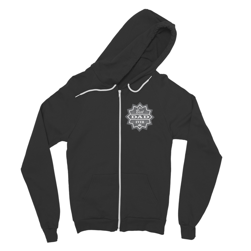 Best Dad Ever Classic Adult Zip Hoodie - DirectlyPersonalised