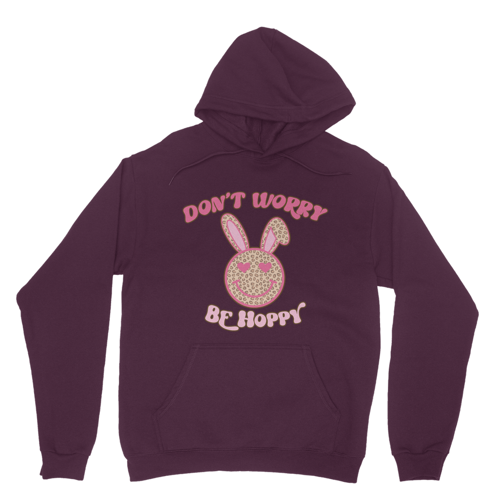 Don't worry be 'happy' Classic Adult Hoodie - DirectlyPersonalised