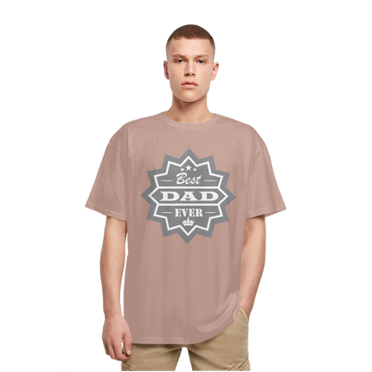 Best Dad Ever Heavy Oversized T-Shirt - DirectlyPersonalised