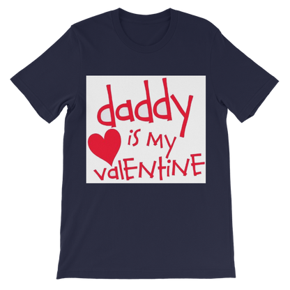 Daddy's my Valentine Classic Kids T-Shirt - DirectlyPersonalised