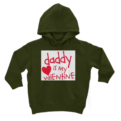 Daddy's my Valentine Classic Kids Hoodie - DirectlyPersonalised