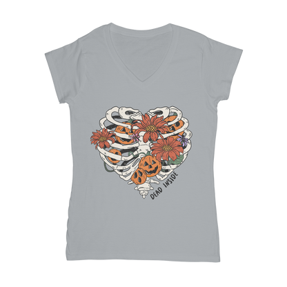 RIB CAGE Classic Women's V-Neck T-Shirt - DirectlyPersonalised