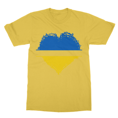 HEARTS WITH UKRAINE Classic Adult T-Shirt - DirectlyPersonalised