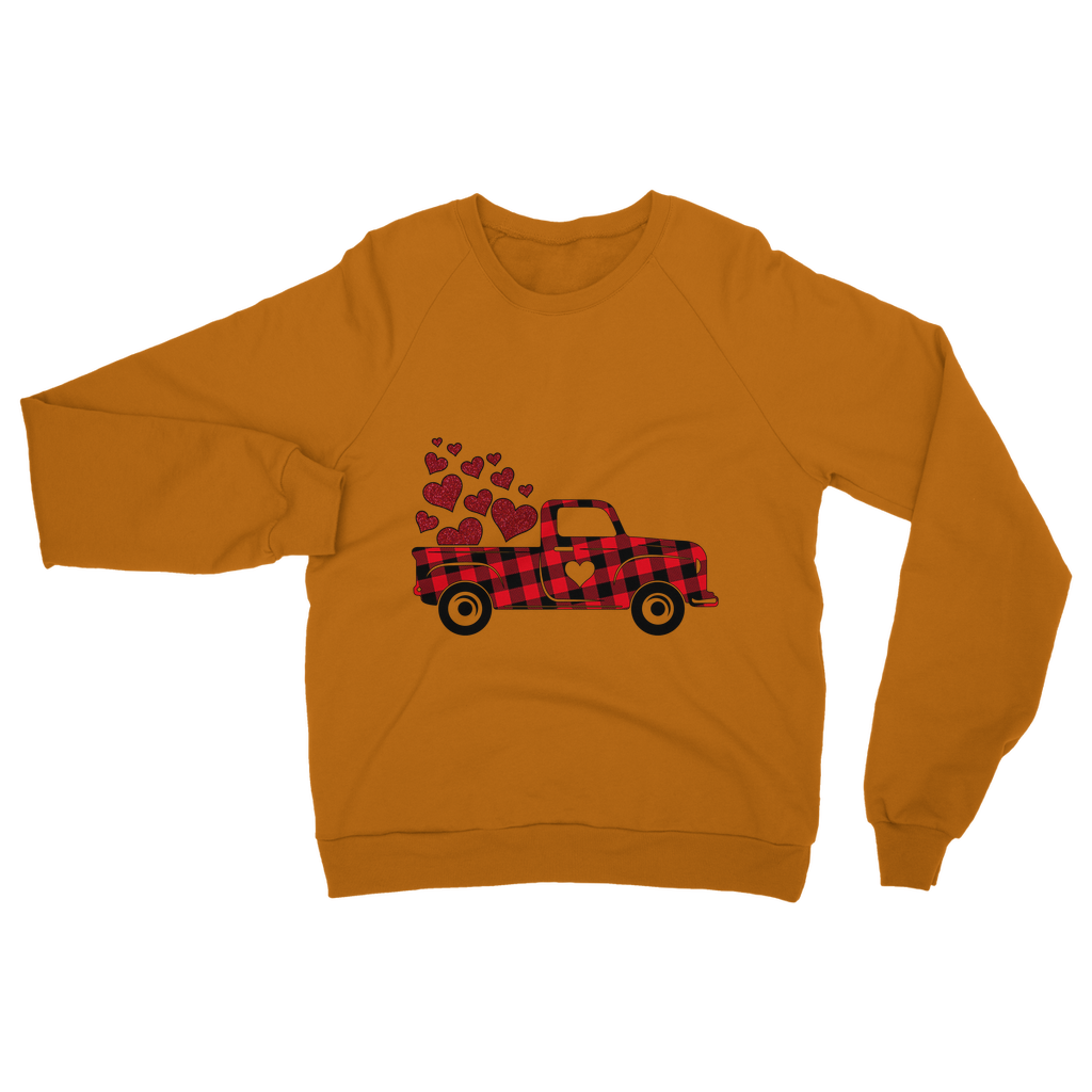 Love Truck Classic Adult Sweatshirt - DirectlyPersonalised