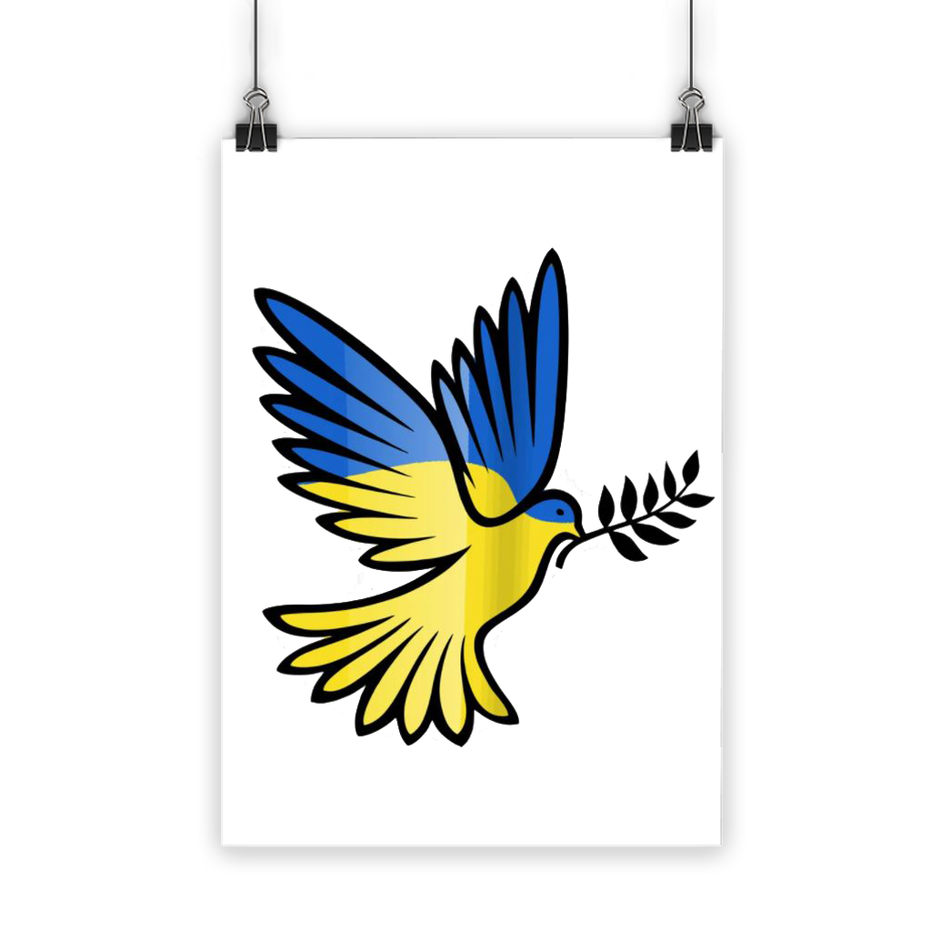 SUPPORT FOR UKRAINE Classic Poster - DirectlyPersonalised