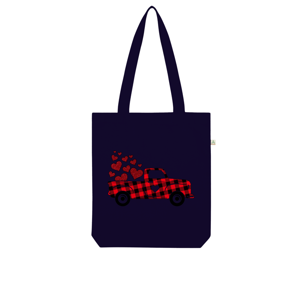 Love Truck Organic Tote Bag - DirectlyPersonalised