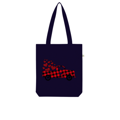 Love Truck Organic Tote Bag - DirectlyPersonalised