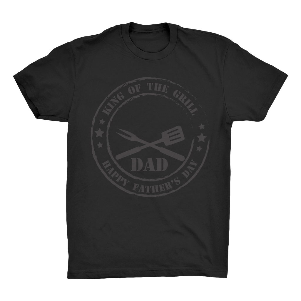 King of the Grill Organic Adult T-Shirt - DirectlyPersonalised