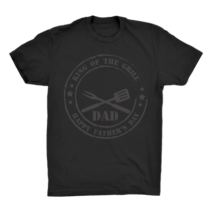 King of the Grill Organic Adult T-Shirt - DirectlyPersonalised
