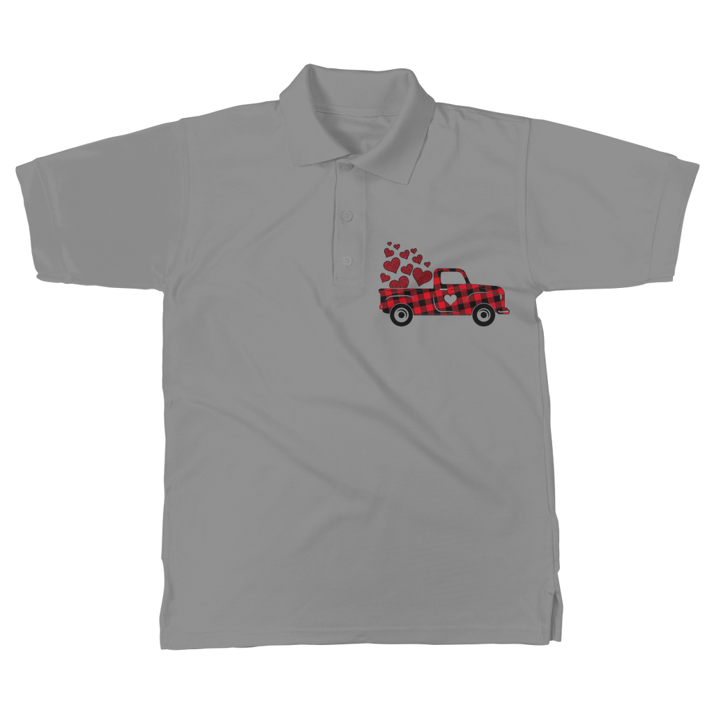 Love Truck Classic Adult Polo Shirt - DirectlyPersonalised
