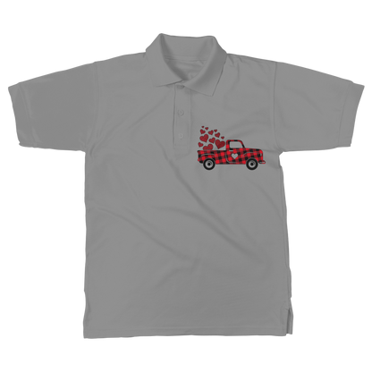 Love Truck Classic Adult Polo Shirt - DirectlyPersonalised