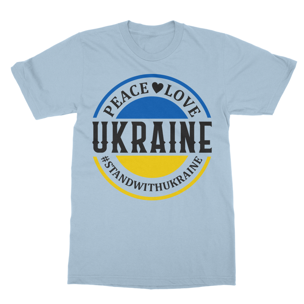 STAND WITH UKRAINE Classic Adult T-Shirt - DirectlyPersonalised