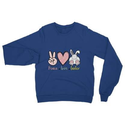 PEACE LOVE EASTER Classic Adult Sweatshirt - DirectlyPersonalised