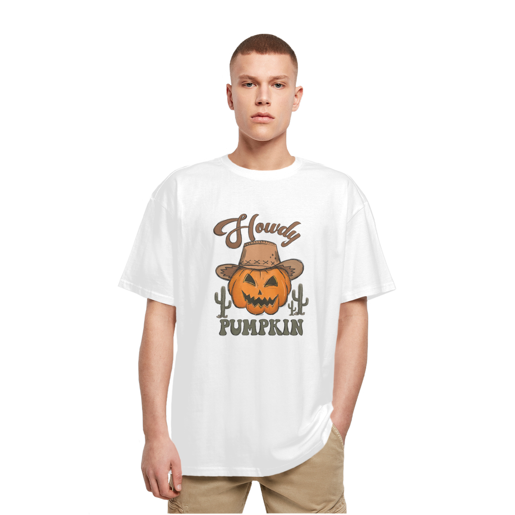 HOWDY PUMPKIN Heavy Oversized T-Shirt - DirectlyPersonalised