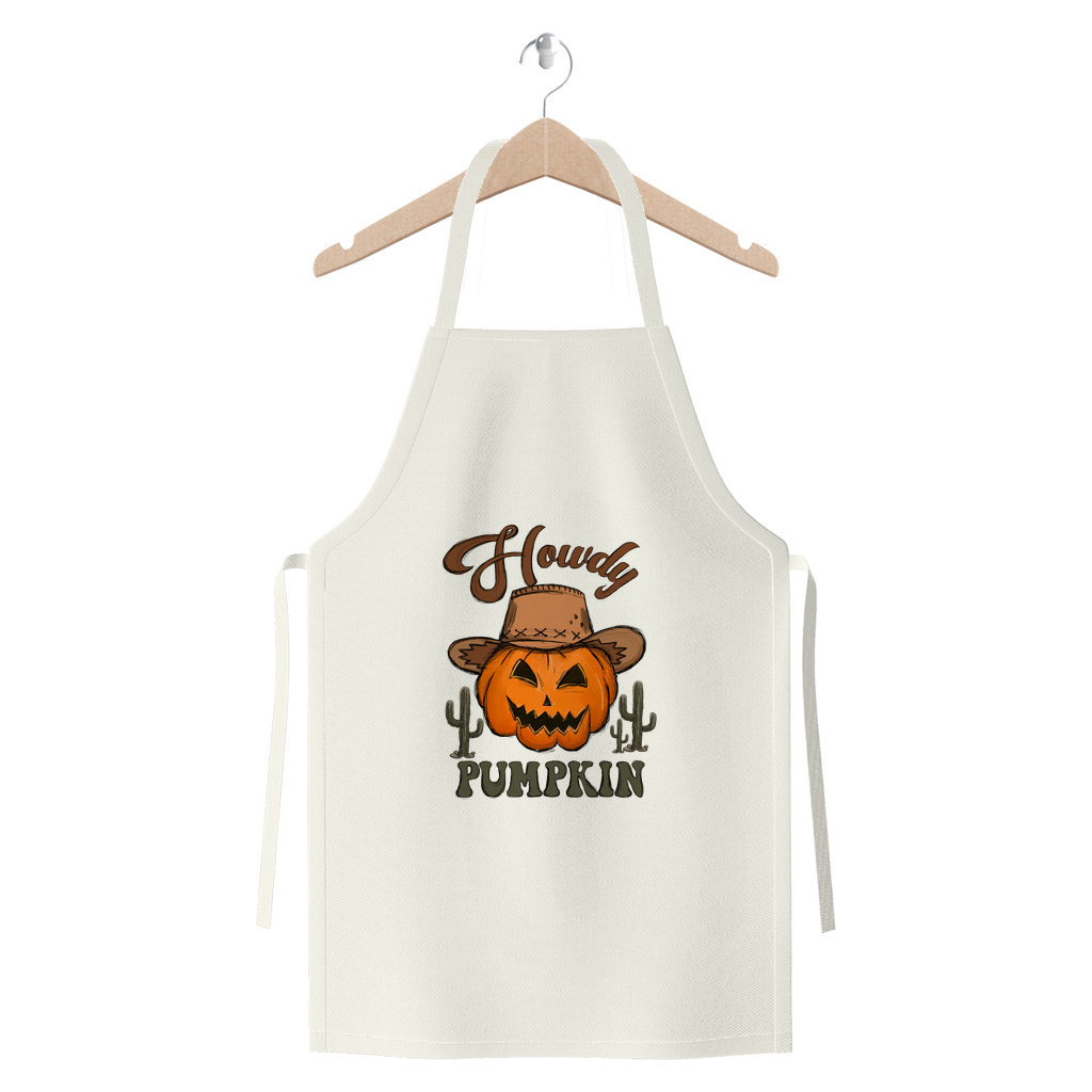 HOWDY PUMPKIN Premium Jersey Apron - DirectlyPersonalised