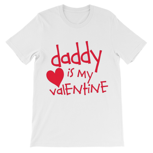 Daddy's my Valentine Premium Kids T-Shirt - DirectlyPersonalised