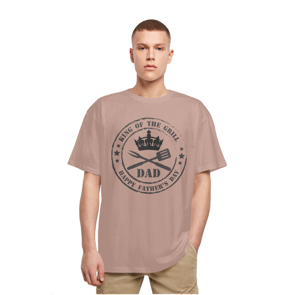 King of the Grill Heavy Oversized T-Shirt - DirectlyPersonalised