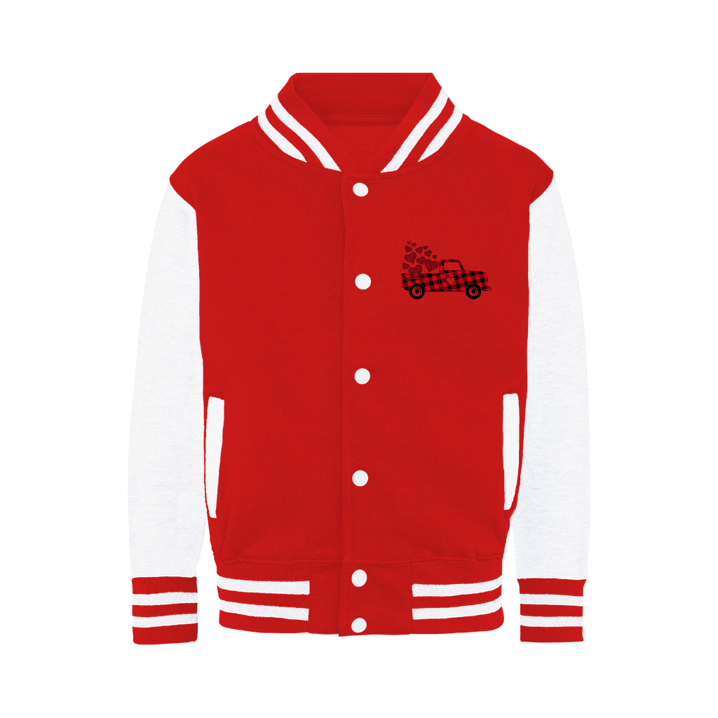 Love Truck Varsity Jacket - DirectlyPersonalised