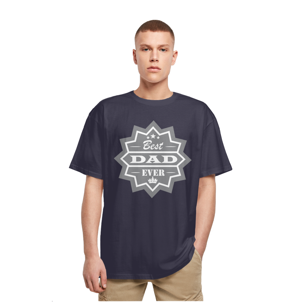 Best Dad Ever Heavy Oversized T-Shirt - DirectlyPersonalised