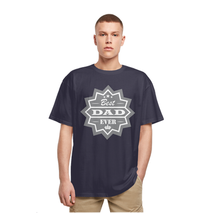 Best Dad Ever Heavy Oversized T-Shirt - DirectlyPersonalised