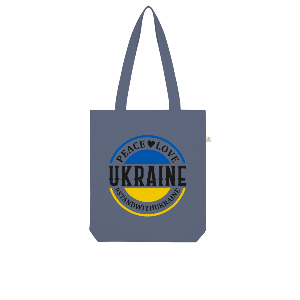 STAND WITH UKRAINE Organic Tote Bag - DirectlyPersonalised