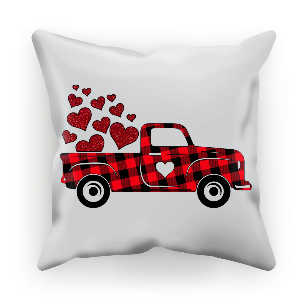 Love Truck Sublimation Cushion Cover