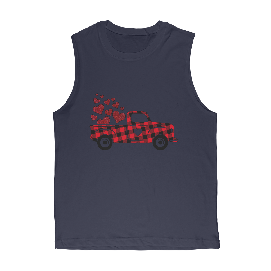 Love Truck Classic Adult Muscle Top - DirectlyPersonalised