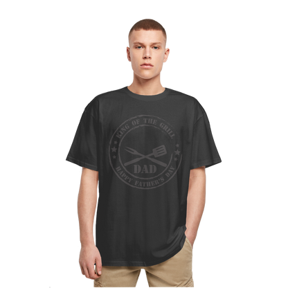 King of the Grill Heavy Oversized T-Shirt - DirectlyPersonalised