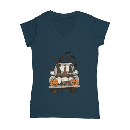 LETS GET SPOOKY Classic Women's V-Neck T-Shirt - DirectlyPersonalised