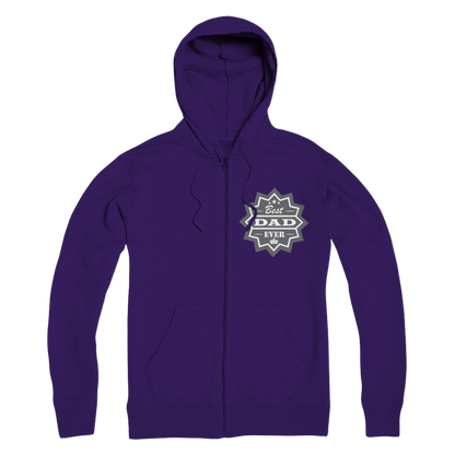Best Dad Ever Premium Adult Zip Hoodie - DirectlyPersonalised