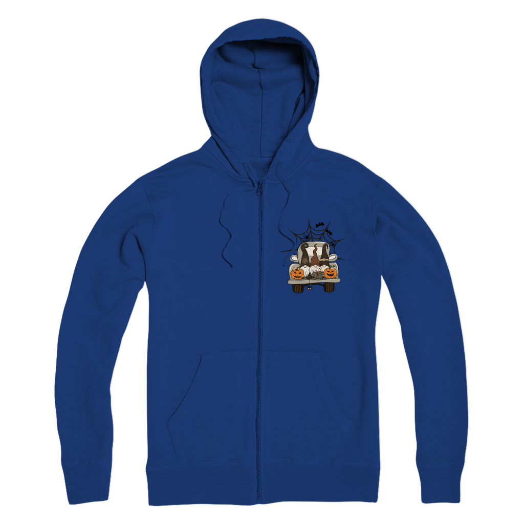 LETS GET SPOOKY Premium Adult Zip Hoodie - DirectlyPersonalised