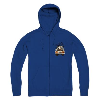 LETS GET SPOOKY Premium Adult Zip Hoodie - DirectlyPersonalised