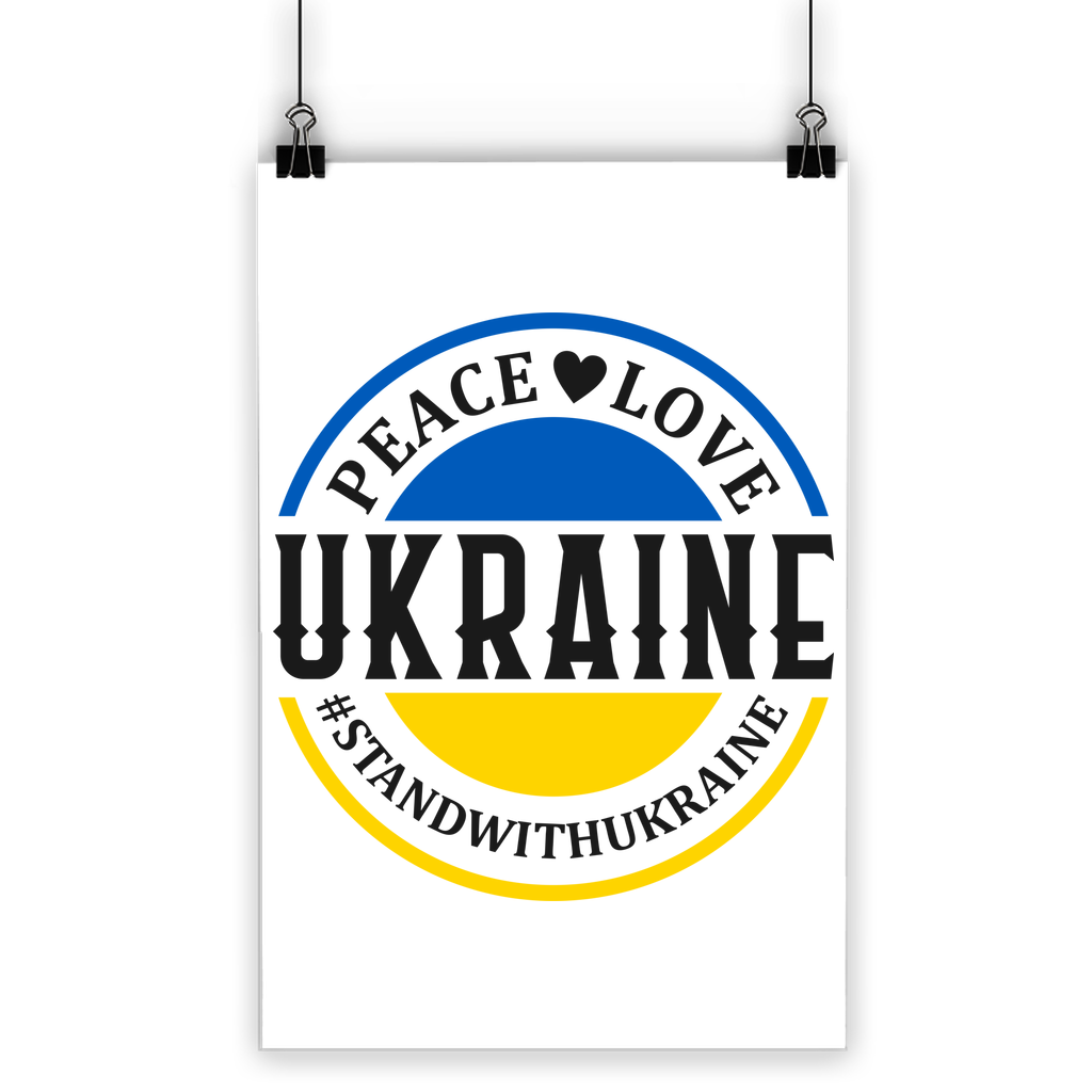 STAND WITH UKRAINE Classic Poster - DirectlyPersonalised