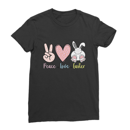 PEACE LOVE EASTER Classic Women's T-Shirt - DirectlyPersonalised