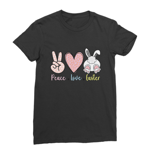 PEACE LOVE EASTER Classic Women's T-Shirt - DirectlyPersonalised