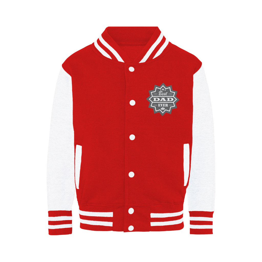 Best Dad Ever Varsity Jacket - DirectlyPersonalised