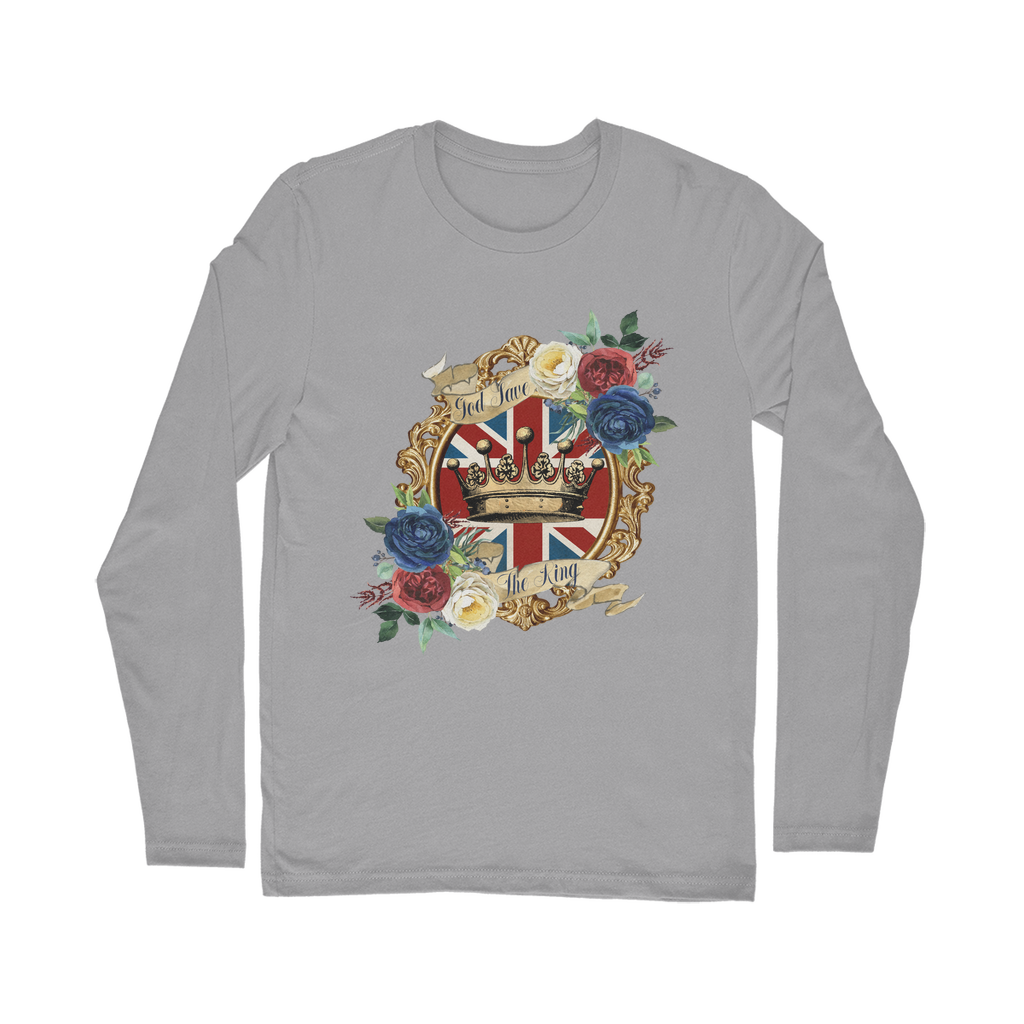 GOD SAVE THE KING Classic Long Sleeve T-Shirt - DirectlyPersonalised