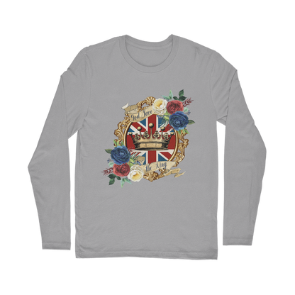 GOD SAVE THE KING Classic Long Sleeve T-Shirt - DirectlyPersonalised