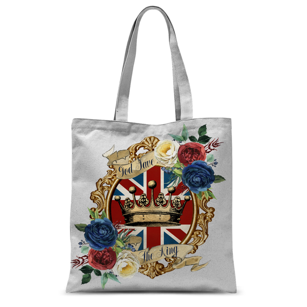 GOD SAVE THE KING Classic Sublimation Tote Bag - DirectlyPersonalised