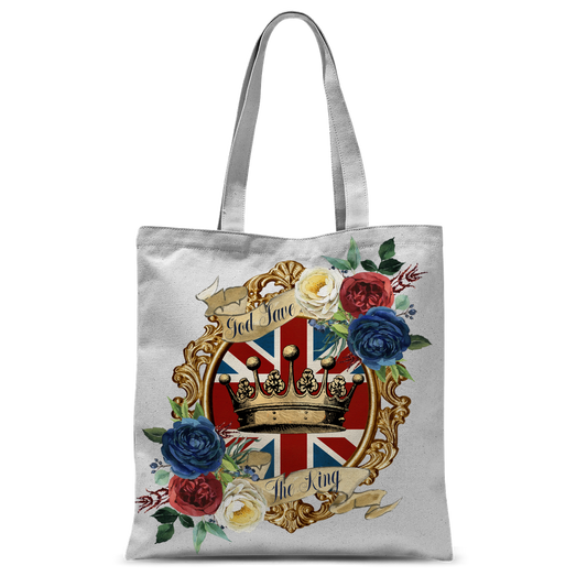 GOD SAVE THE KING Classic Sublimation Tote Bag - DirectlyPersonalised