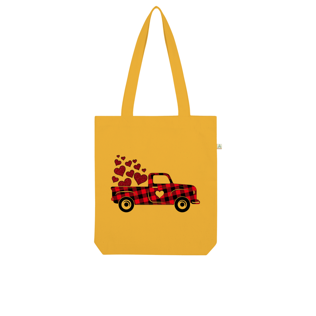 Love Truck Organic Tote Bag - DirectlyPersonalised