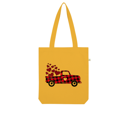 Love Truck Organic Tote Bag - DirectlyPersonalised