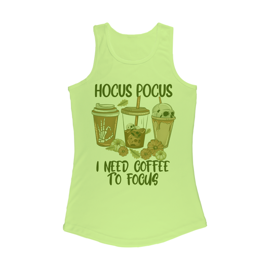 HOCUS POCUS -COFFEE DESIGN Women Performance Tank Top - DirectlyPersonalised
