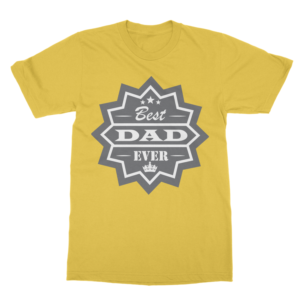 Best Dad Ever Classic Adult T-Shirt - DirectlyPersonalised