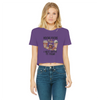 HOCUS POCUS -COFFEE DESIGN Classic Women's Cropped Raw Edge T-Shirt